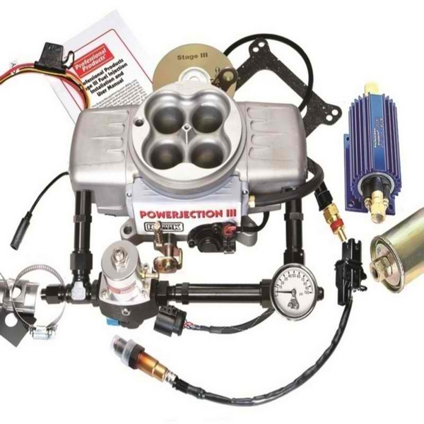 Powerjection III Kit - Electronic Fuel Injection Kit -Satin